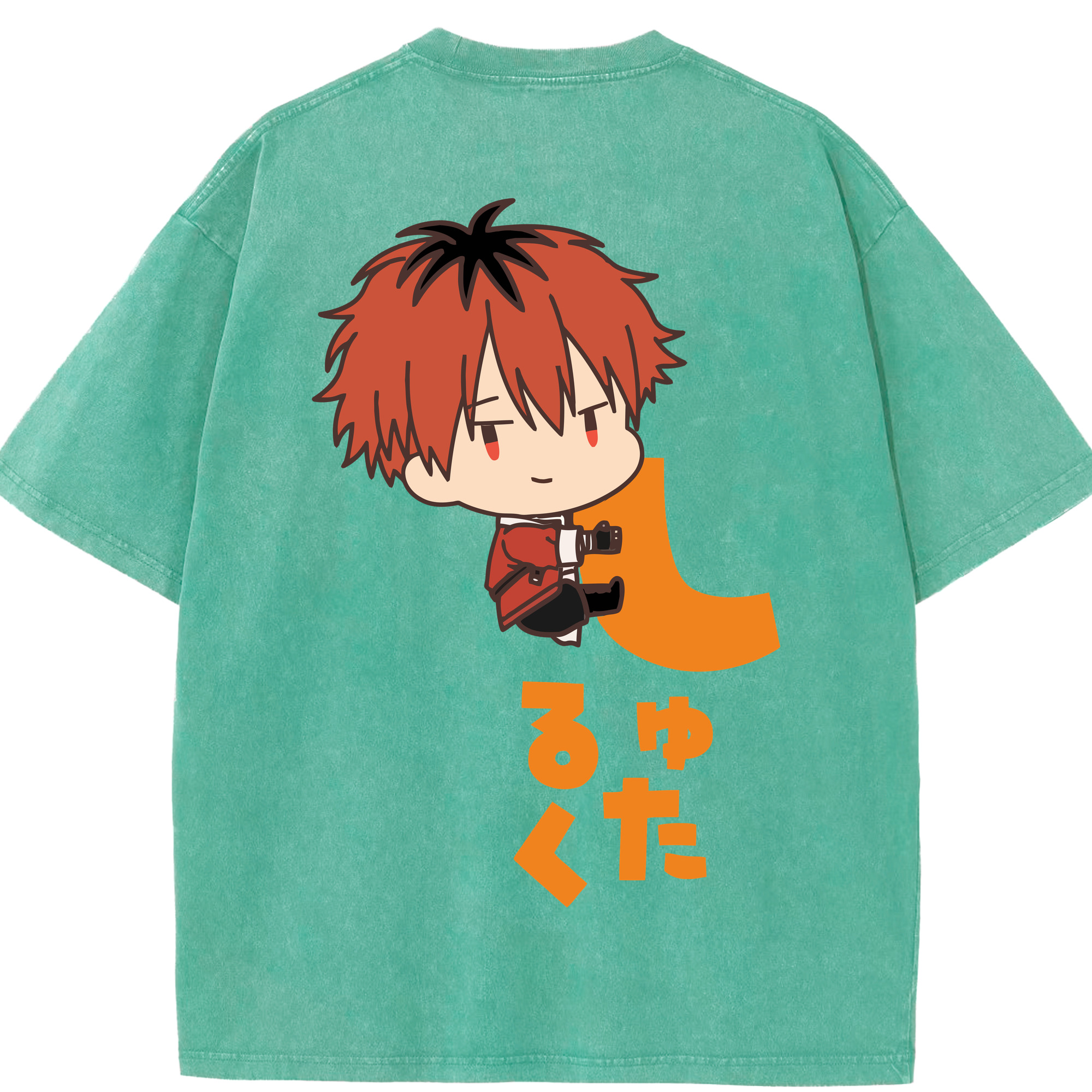 （画像用） 葬送のフリーレン Frieren 綿100% ヴィンテージ風 半袖Tシャツ（背面プリント）